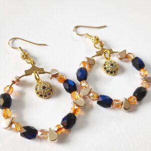 Boucles d'Oreilles - Créoles "Muscari"