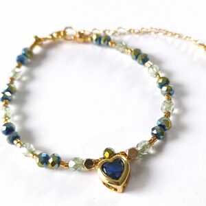 Bracelet "Coeur bleu"